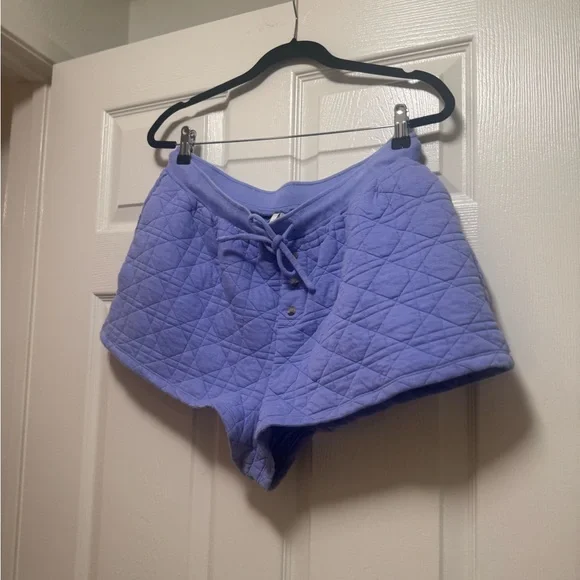 Anthropologie Lavender Quilted Knit Shorts - Picture 6 of 14